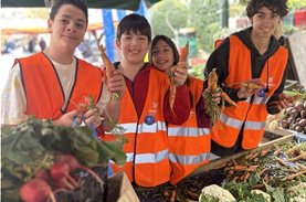 Boroume at School and at the Farmers’ Market with Doukas School