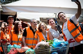 Over 36 tons of fruit & vegetables were saved through "Boroume at the Farmer’s Market"