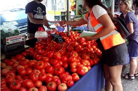 More than 73.5 tons of fruit & vegetables were saved & offered from January by farmers' markets