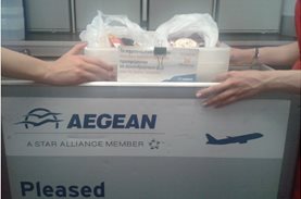 AEGEAN saves and offers food with the help of Boroume