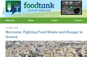 "Boroume: Fighting Food Waste and Hunger in Greece"| Άρθρο στο foodtank