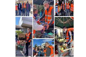 Australian Ambassador volunteers for "Boroume at the Farmers’ Market" 