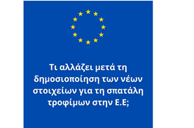 Ψηλά στην περιβαλλοντική ατζέντα της Ε.Ε η σπατάλη τροφίμων